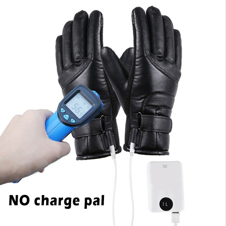 electric heated gloves waterproof windproof