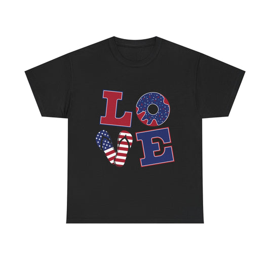 Patriotic Love Unisex Tee