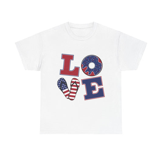 Patriotic Love Unisex Tee