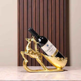 Creative Golden Deer Wine Rack for Living Room and TV Cabinet Decoration - Red Wine Rack Decorative Crafts - NOVA TRENZ