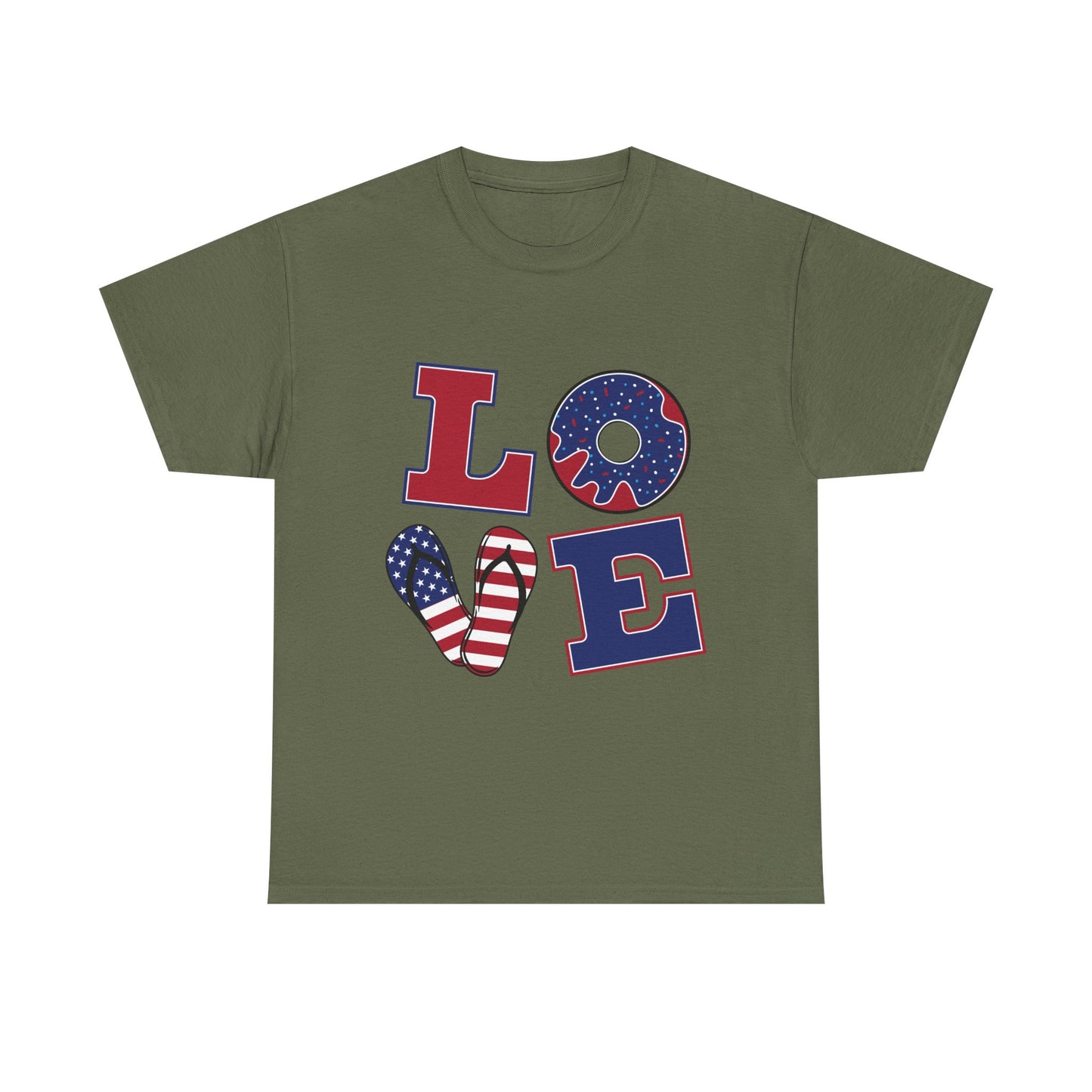 Patriotic Love Unisex Tee