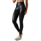 black pu leather pants