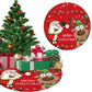 120CM Christmas Tree Skirt - Cartoon Forest Design for Festive Holiday Decoration - NOVA TRENZ