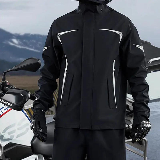 Waterproof Motorcycle Rain Suit Split Lightweight Foldable Windproof Heavy Rain Gear eprolo