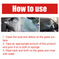 Concentrated Glass Oil Film Cleaner To Remove Oil And Rain Car Windshield Fog Cleaner