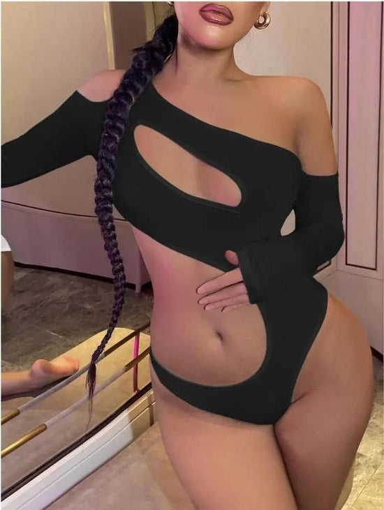 Women’s Sexy Off Shoulder Long Sleeve Crop Top eprolo