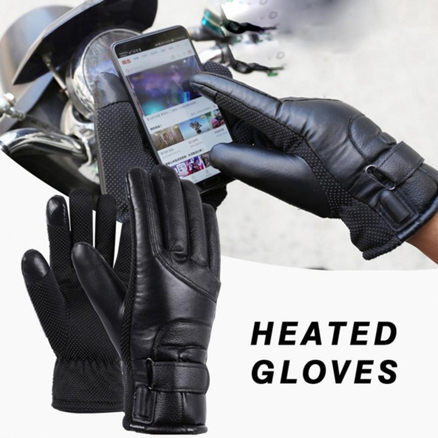 Electric Heated Gloves Waterproof Windproof - Stay Warm! - NOVA TRENZ
